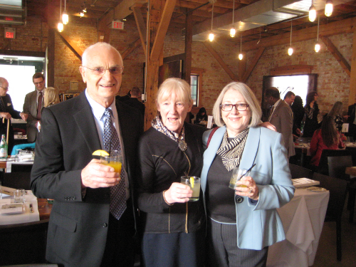 Guy Thompson, Susan Kyle and Audrey Armstrong representing TVA at the June Callwood award presentation