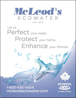Advertisement for Mcleods Ecowater